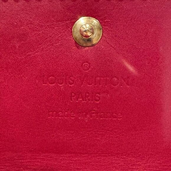 Louis Vuitton Red Monogram Patent Leather Keyring Case Key Holder - Picture 8 of 11